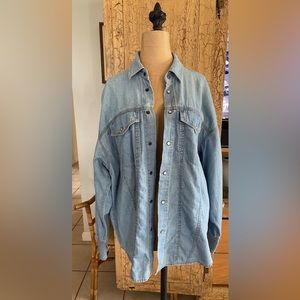 Vintage 1980’s Liz Claiborne Oversized Denim Jean Jacket